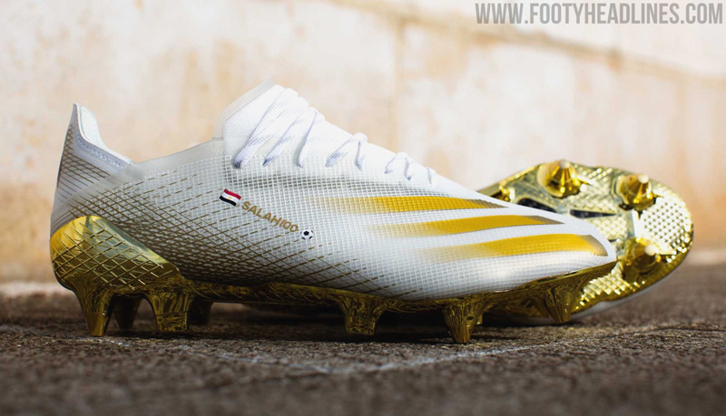 Adidas X Ghosted 'Mo Salah 100' White / Gold